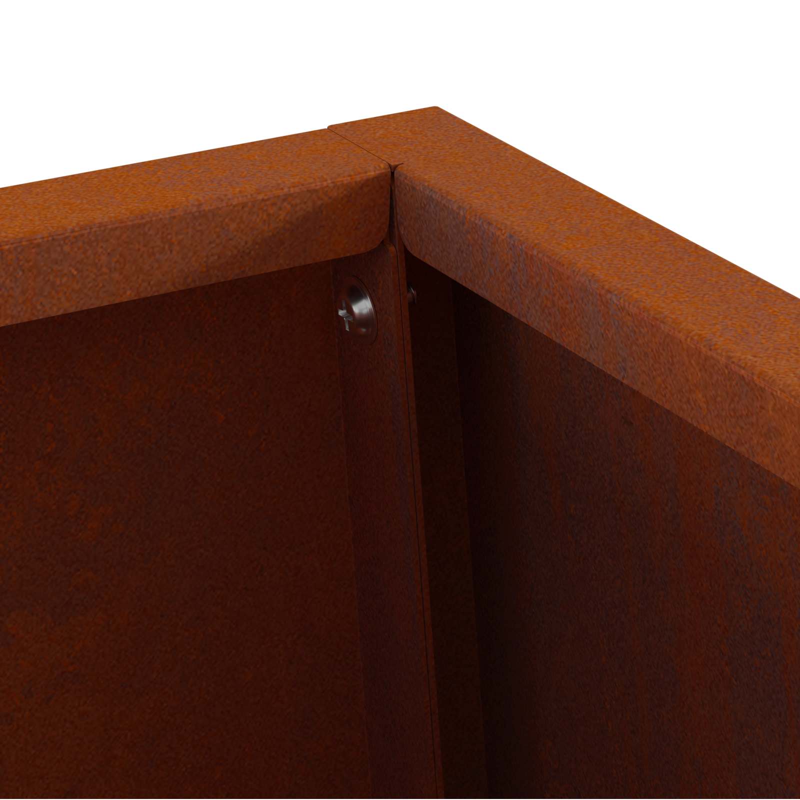 Braciere Ruggine 50 x 35 x 100 cm Acciaio Corten