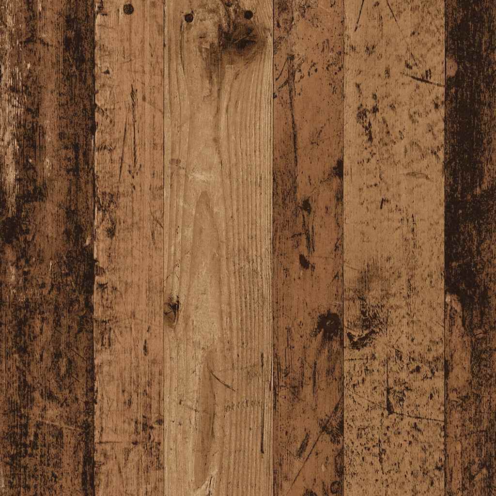 Mobile Lavatrice Legno Antico 64x24x190 cm in Legno Multistrato