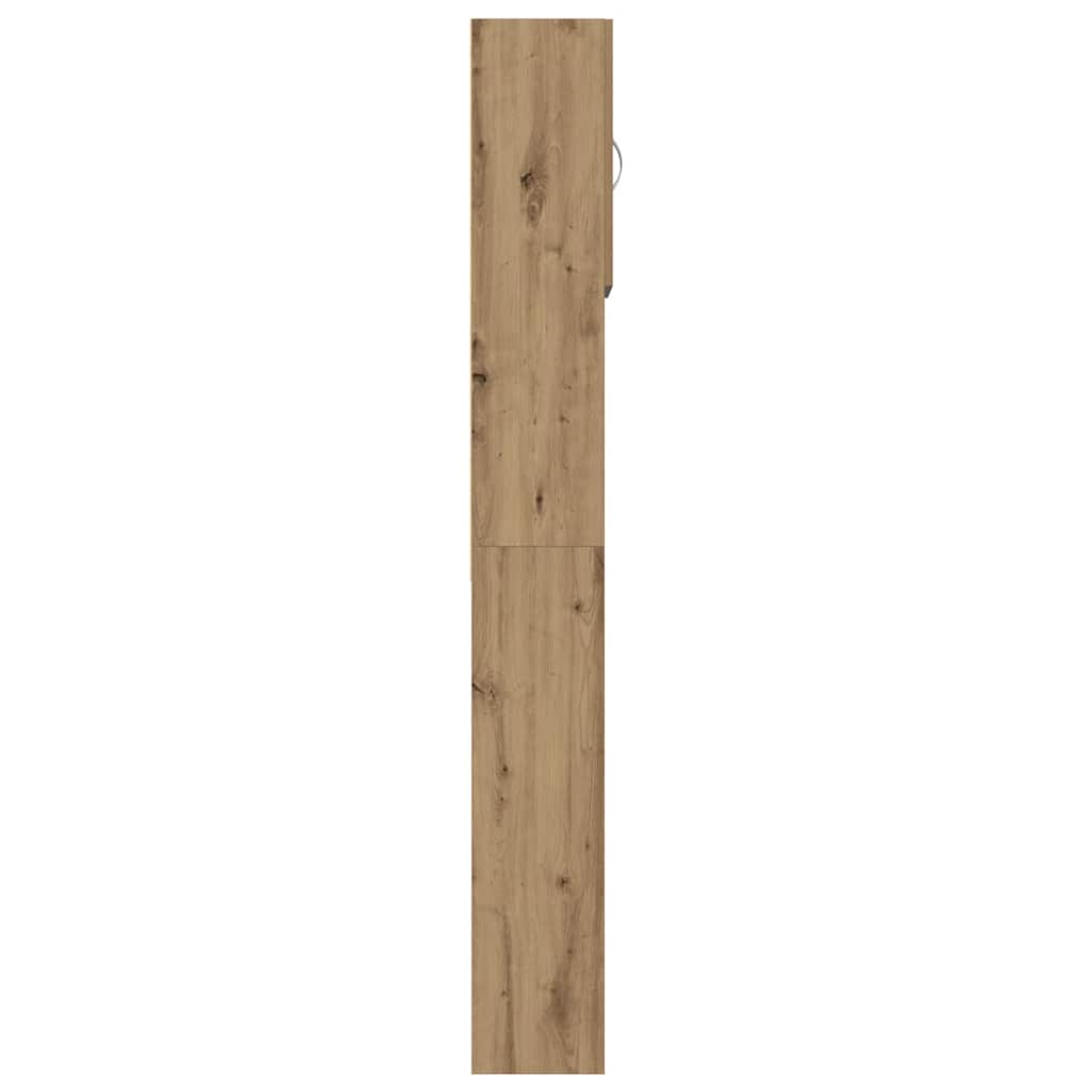 Mobile Lavatrice Rovere Artigianale 64x24x190 cm in Truciolato