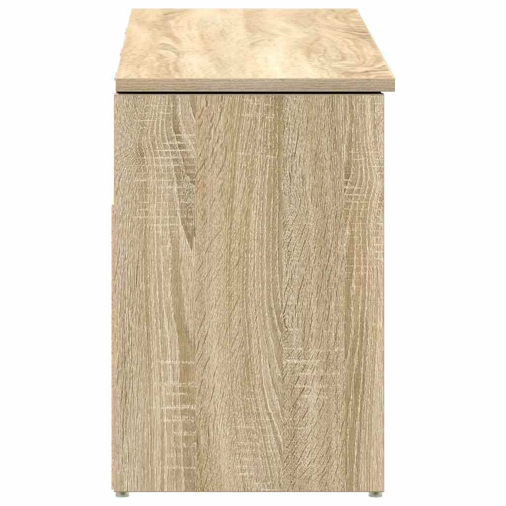 Scarpiera Rovere Sonoma 102x30,5x45 cm in Legno Multistrato