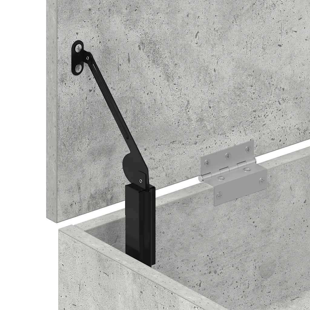 Scarpiera Grigio Cemento 102x30,5x45 cm in Legno Multistrato