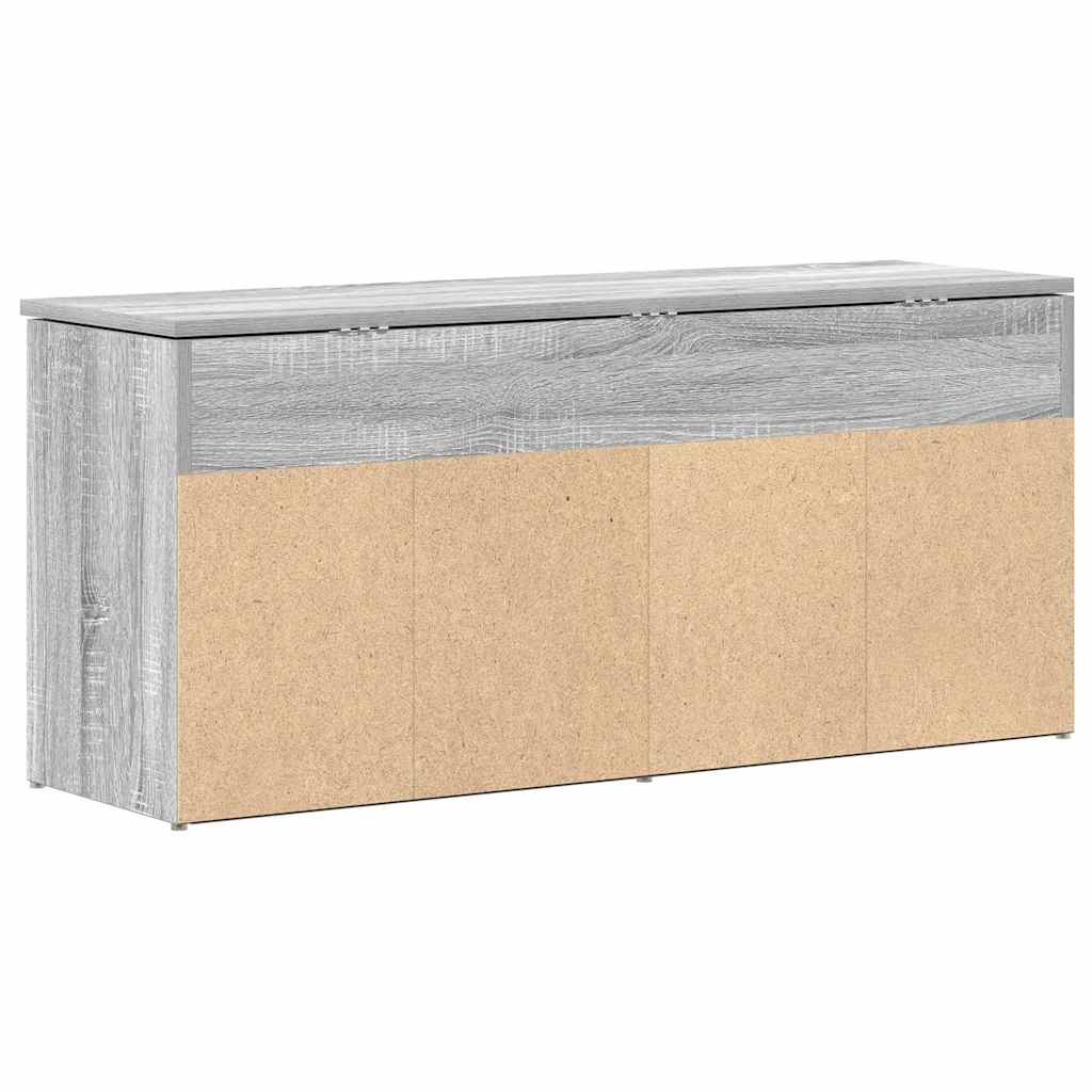 Scarpiera Grigio Sonoma 102x30,5x45 cm in Legno Multistrato
