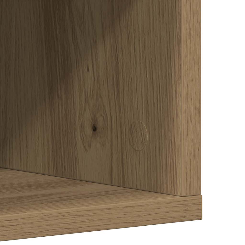 Scarpiera Rovere Artigianale 54x34x183 cm in Legno Multistrato