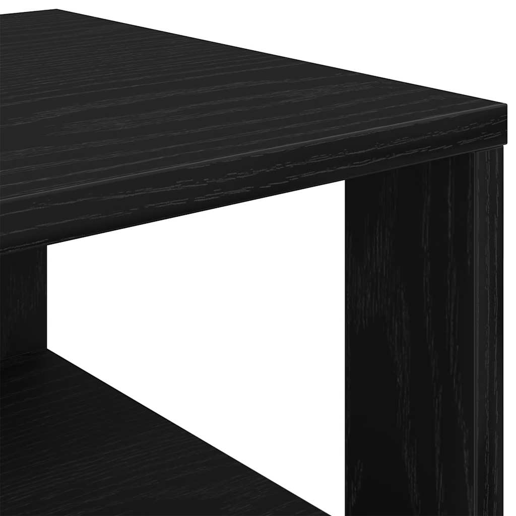 Scarpiera Nera 61x32x70 cm in Truciolato