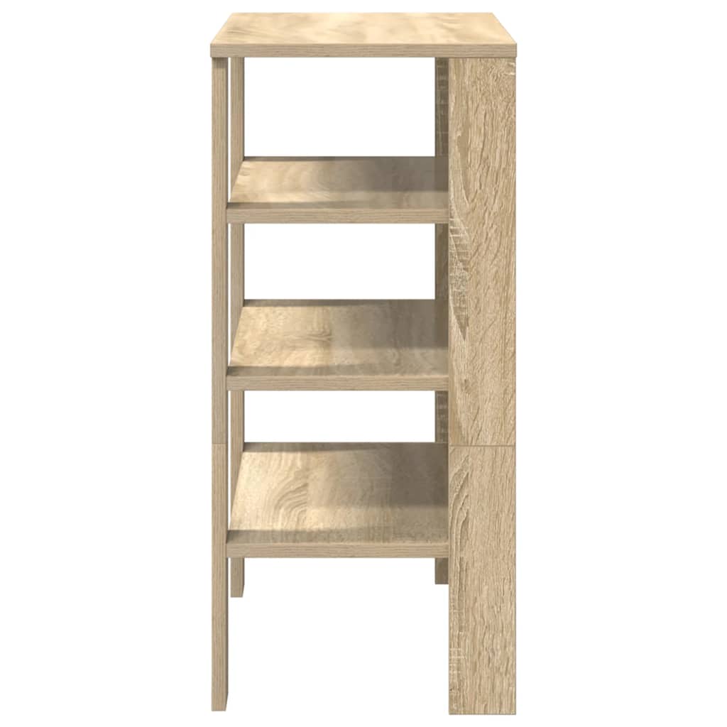 Scarpiera Rovere Sonoma 61x32x70 cm in Legno Multistrato