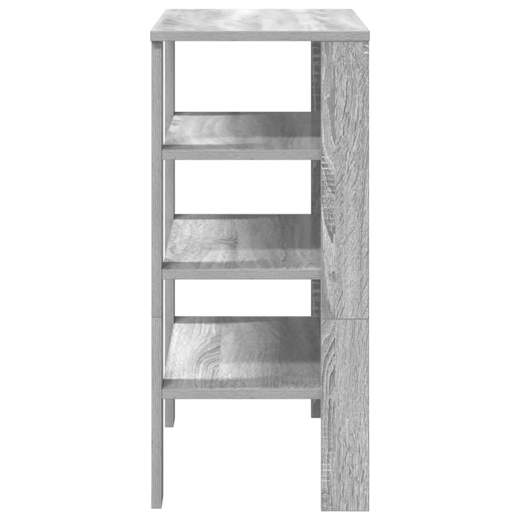 Scarpiera Grigio Sonoma 61x32x70 cm in Legno Multistrato