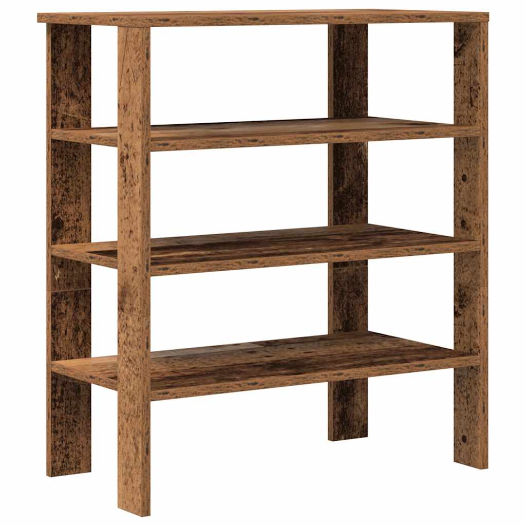Scarpiera Legno Vecchio 61x32x70 cm in Truciolato
