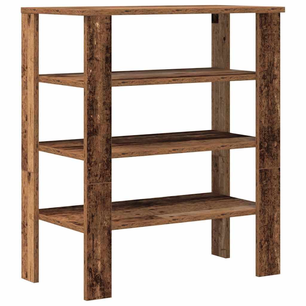 Scarpiera Legno Vecchio 61x32x70 cm in Truciolato