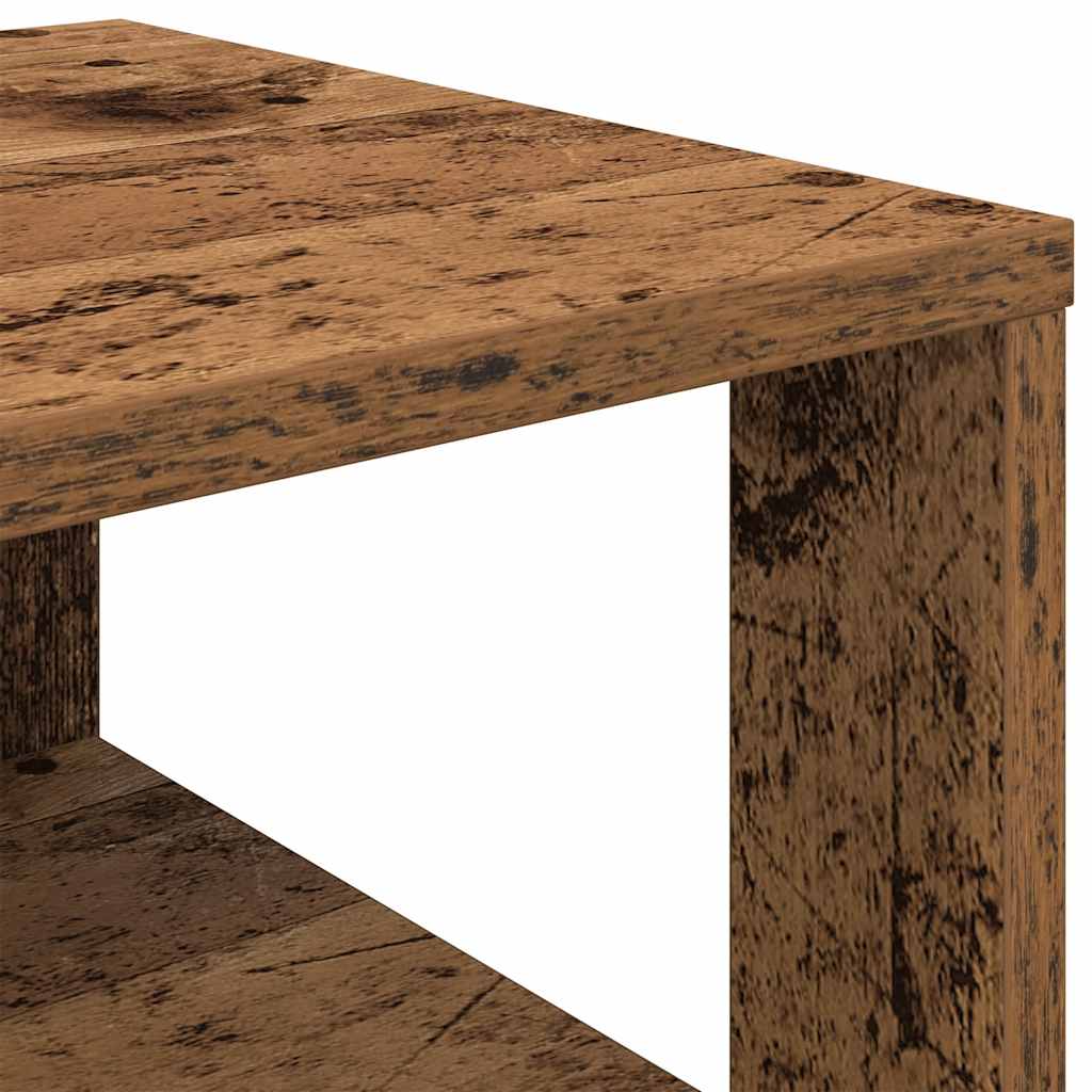 Scarpiera Legno Vecchio 61x32x70 cm in Truciolato