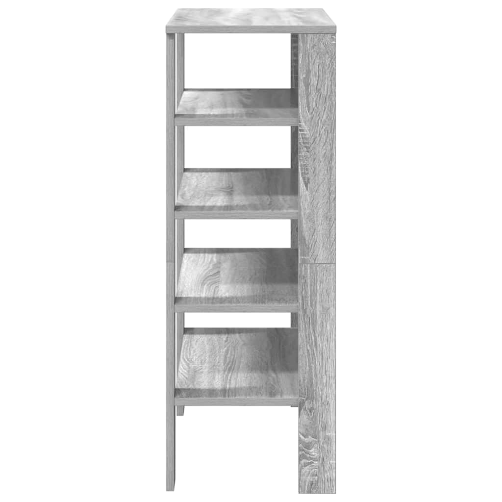 Scarpiera Grigio Sonoma 61x32x87,5 cm in Legno Multistrato