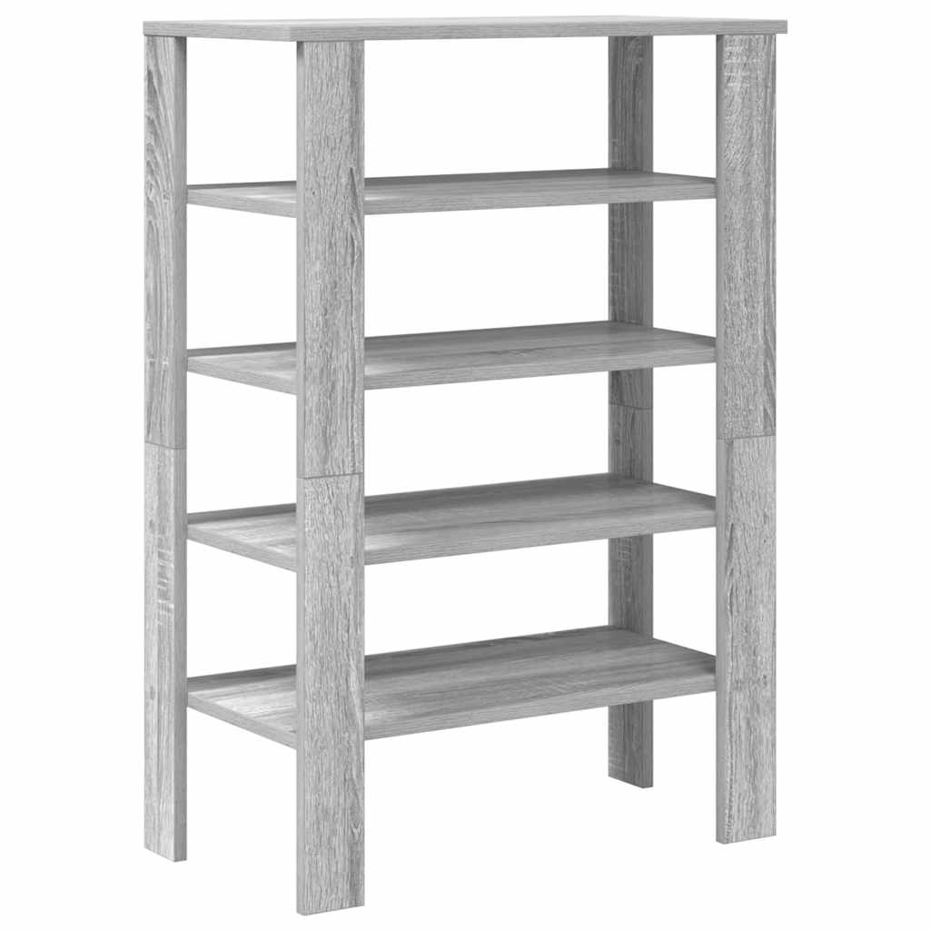 Scarpiera Grigio Sonoma 61x32x87,5 cm in Legno Multistrato