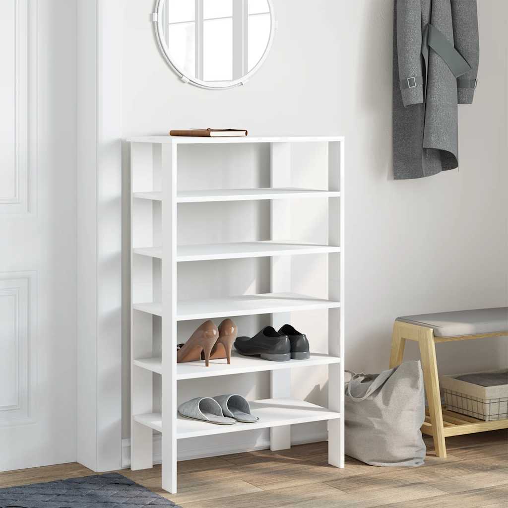 Scarpiera Bianca 61x32x105 cm in Truciolato