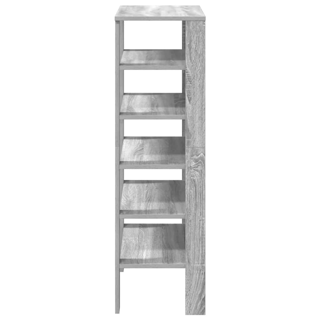 Scarpiera Grigio Sonoma 61x32x105 cm in Truciolato