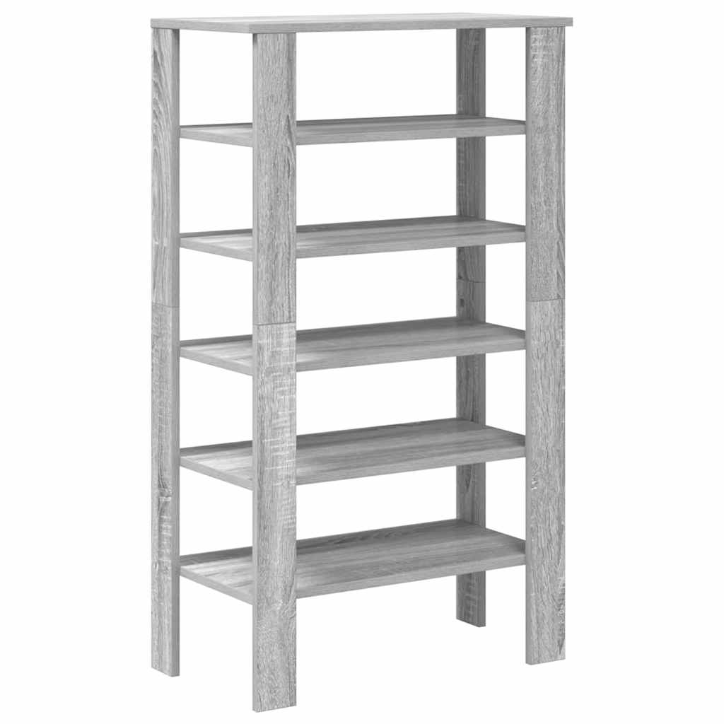 Scarpiera Grigio Sonoma 61x32x105 cm in Truciolato