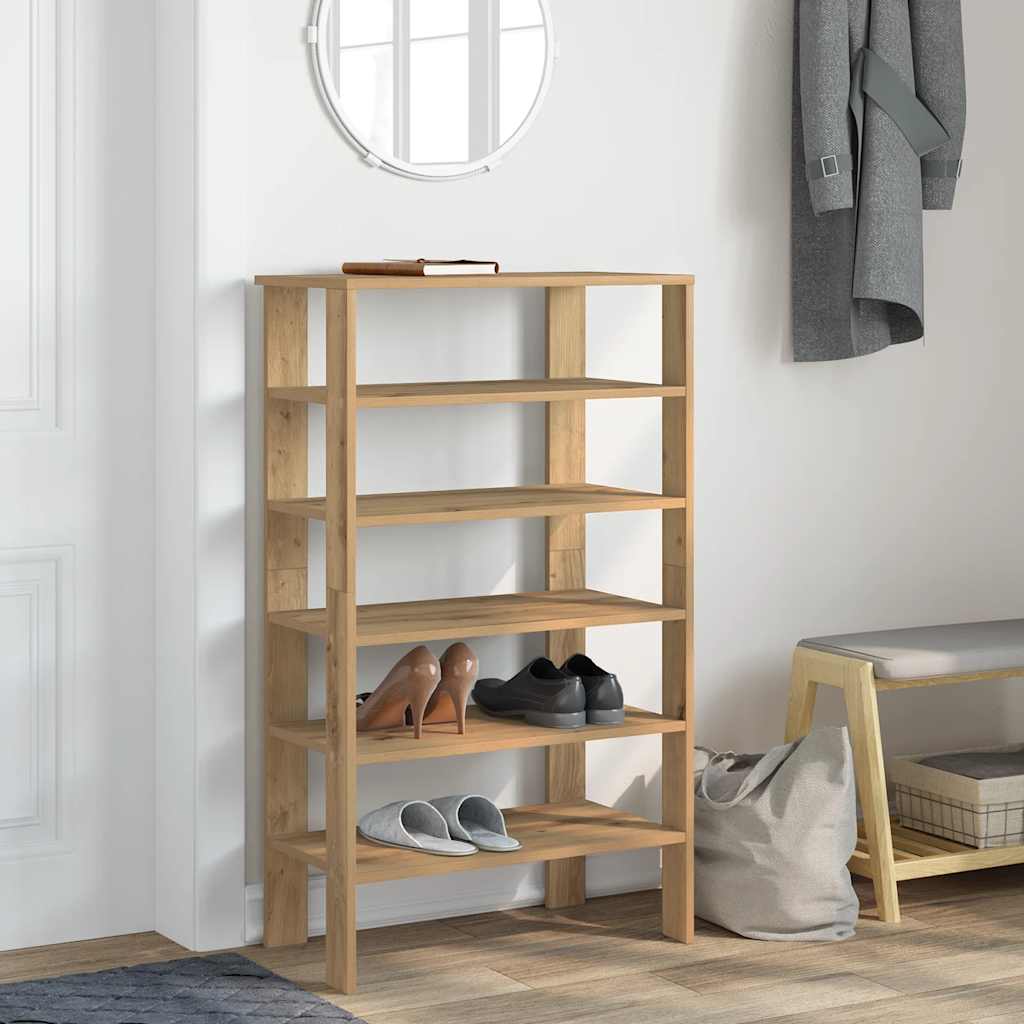 Scarpiera Rovere Artigianale 61x32x105 cm in Truciolato