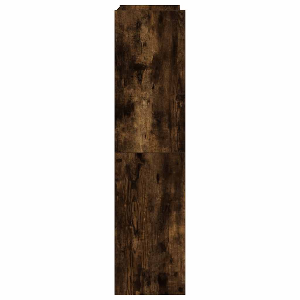 Scarpiera Rovere Fumo 60x25x100 cm in Legno Multistrato