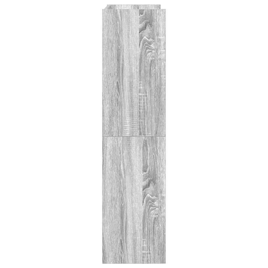Scarpiera Grigio Sonoma 60x25x100 cm in Truciolato
