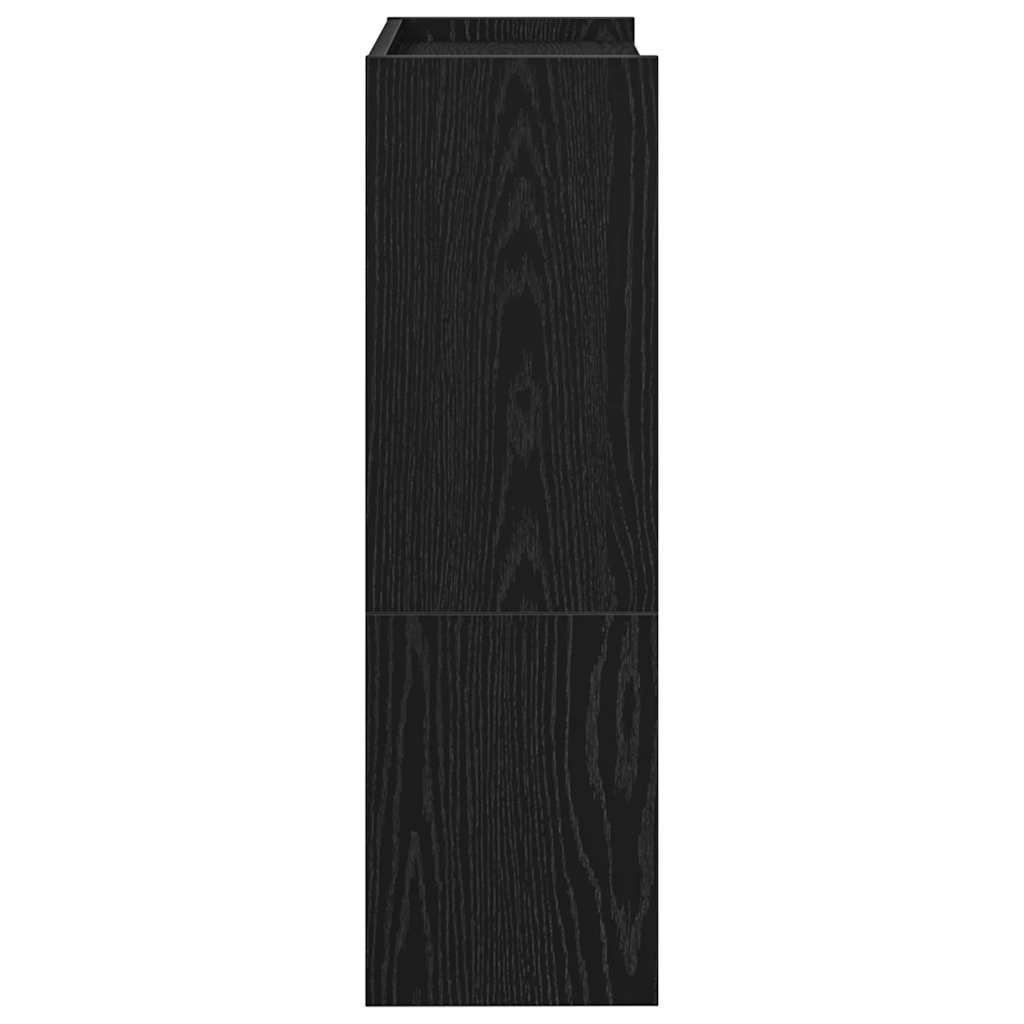 Scarpiera Nera 60x25x81 cm in Legno Multistrato