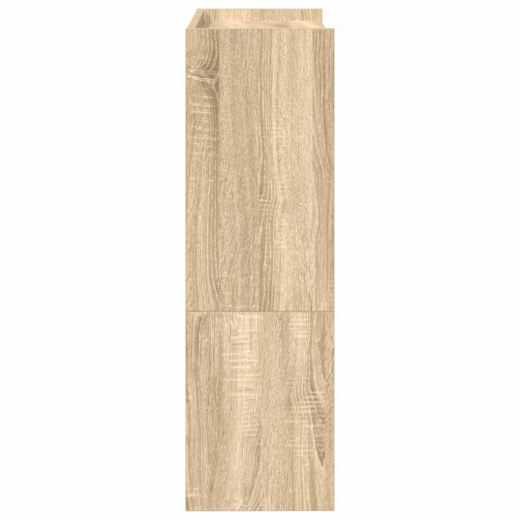 Scarpiera Rovere Sonoma 60x25x81 cm in Legno Multistrato