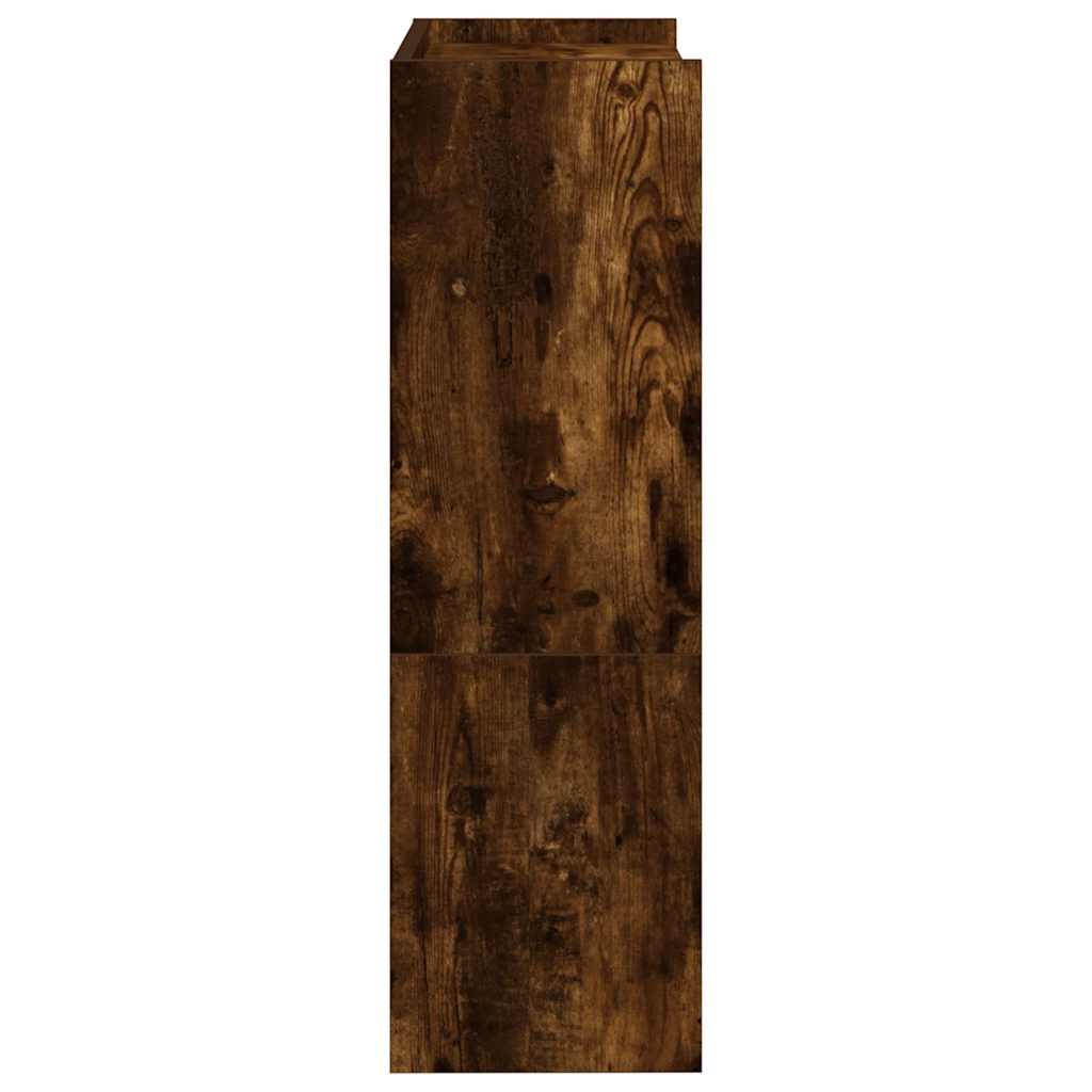 Scarpiera Rovere Fumo 60x25x81 cm in Legno Multistrato