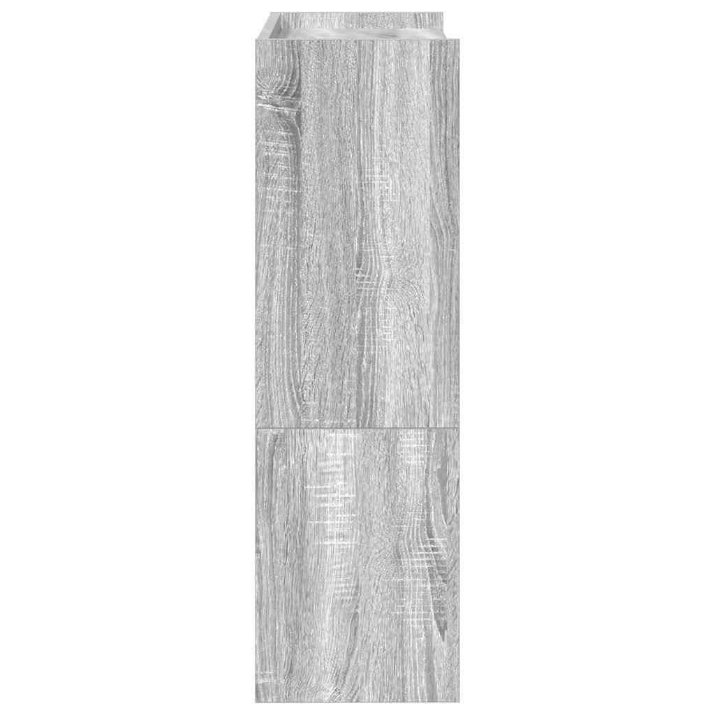 Scarpiera Grigio Sonoma 60x25x81 cm in Legno Multistrato