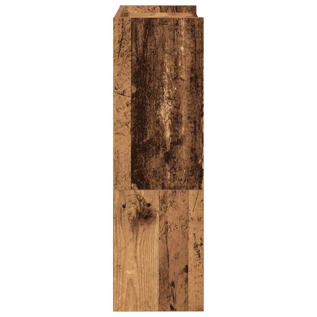 Scarpiera Legno Antico 60x25x81 cm in Legno Multistrato