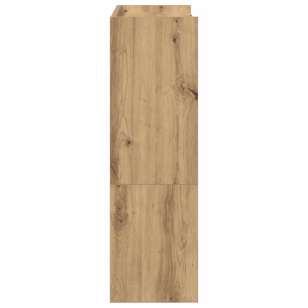 Scarpiera Rovere Artigianale 60x25x81 cm in Legno Multistrato