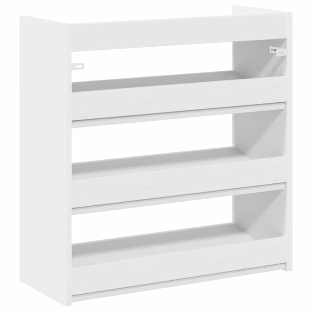 Scarpiera Bianca 60x25x62 cm in Legno Multistrato