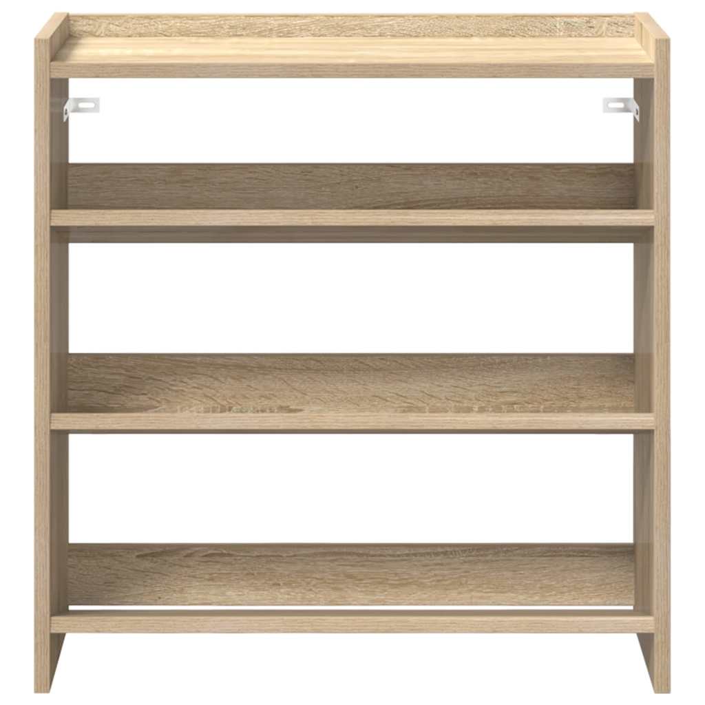 Scarpiera Rovere Sonoma 60x25x62 cm in Legno Multistrato