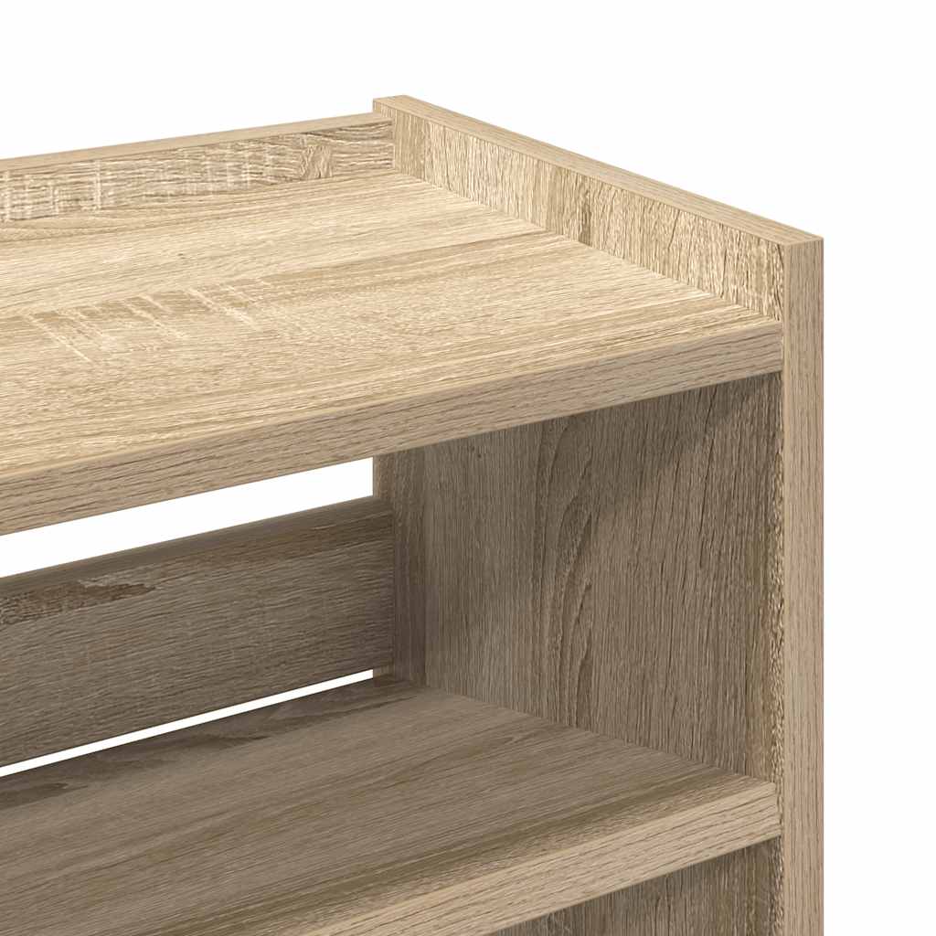Scarpiera Rovere Sonoma 60x25x62 cm in Legno Multistrato