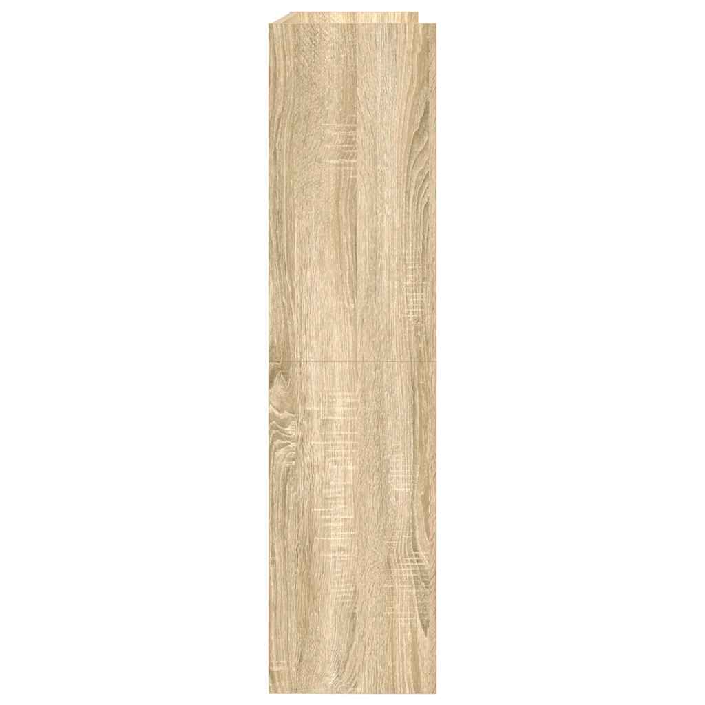 Scarpiera Rovere Sonoma 80x25x100 cm in Legno Multistrato