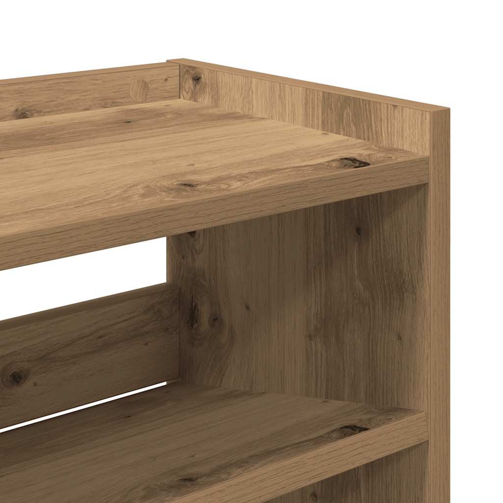 Scarpiera Rovere Artigianale 80x25x100 cm in Legno Multistrato