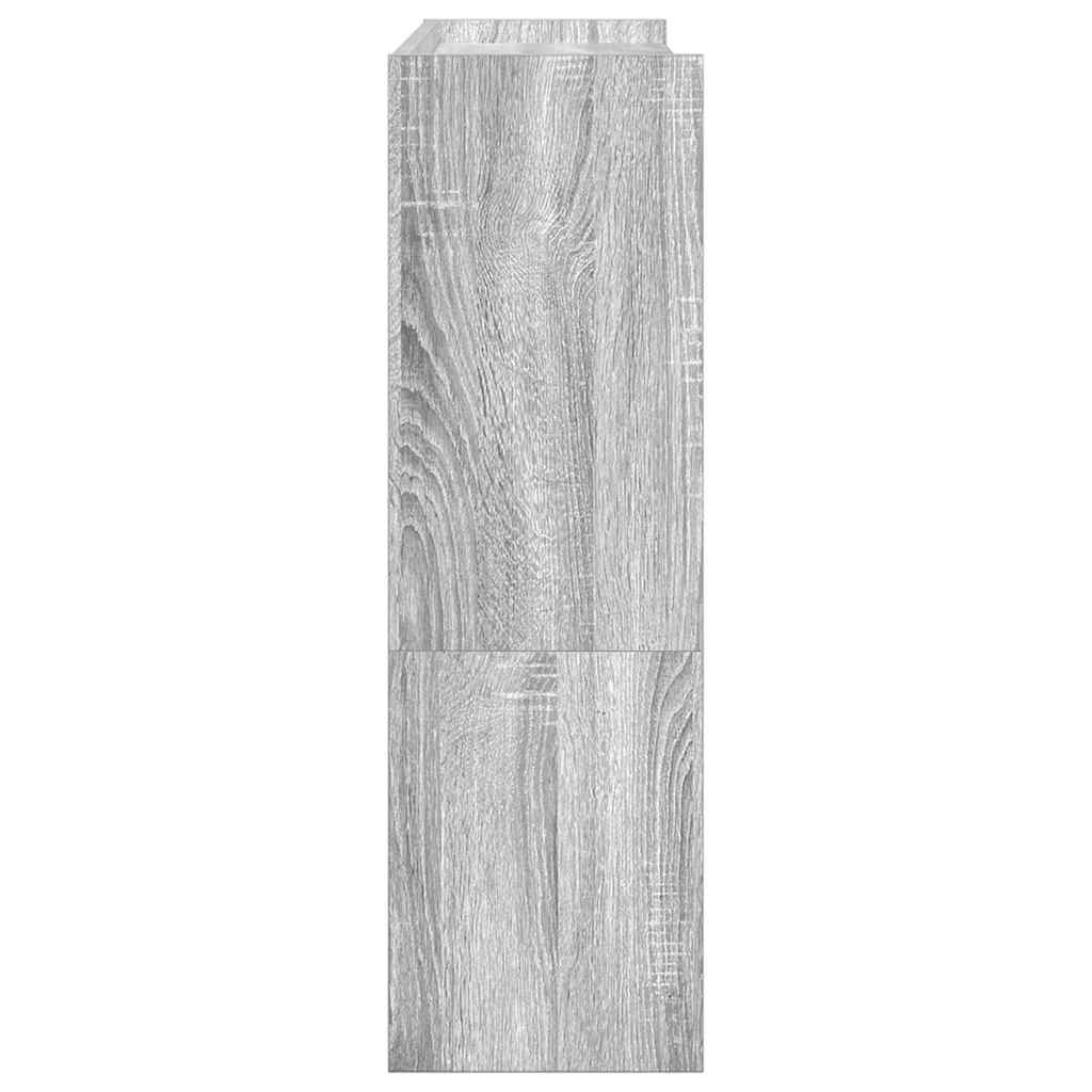 Scarpiera Grigio Sonoma 80x25x81 cm in Legno Multistrato