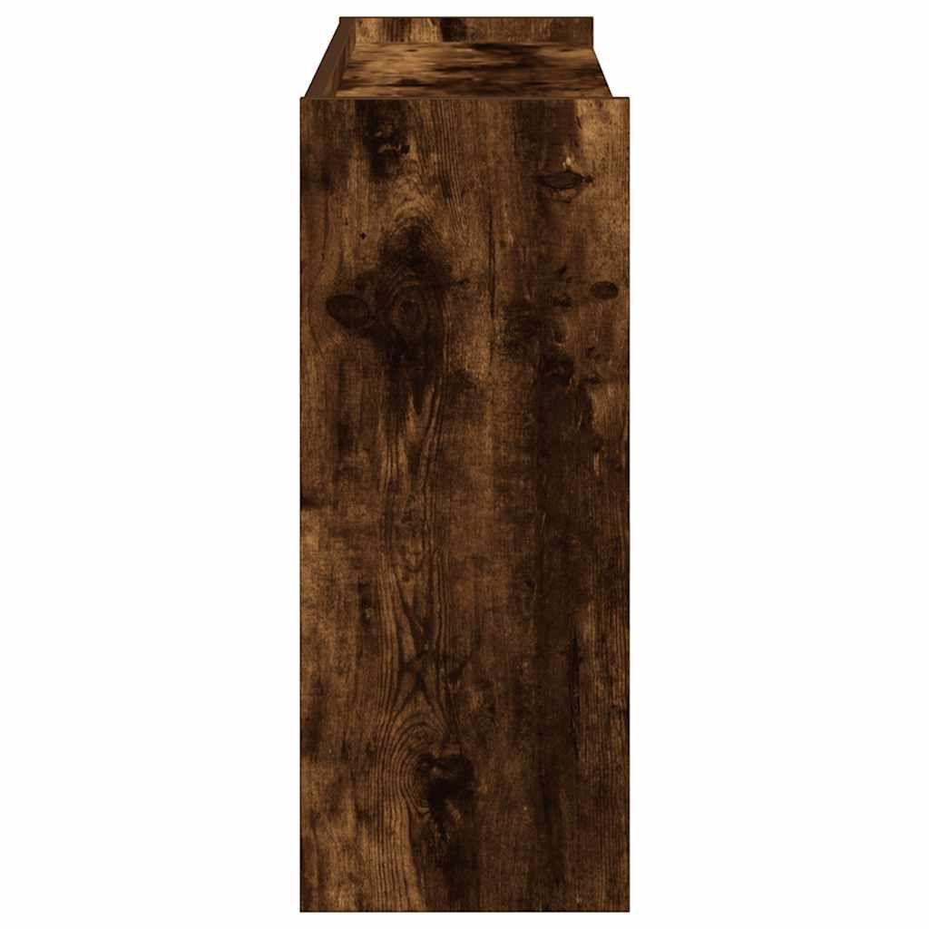 Scarpiera Rovere Fumo 80x25x62 cm in Legno Multistrato