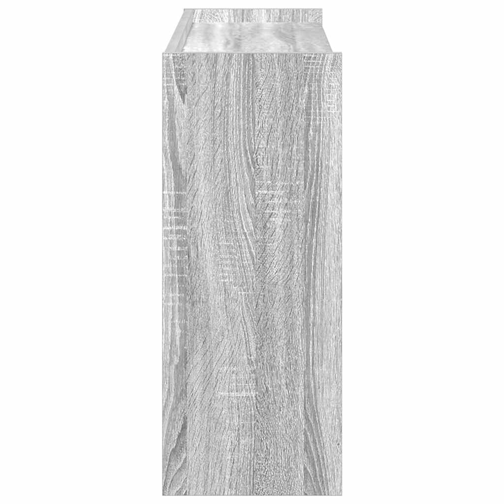 Scarpiera Grigio Sonoma 80x25x62 cm in Legno Multistrato