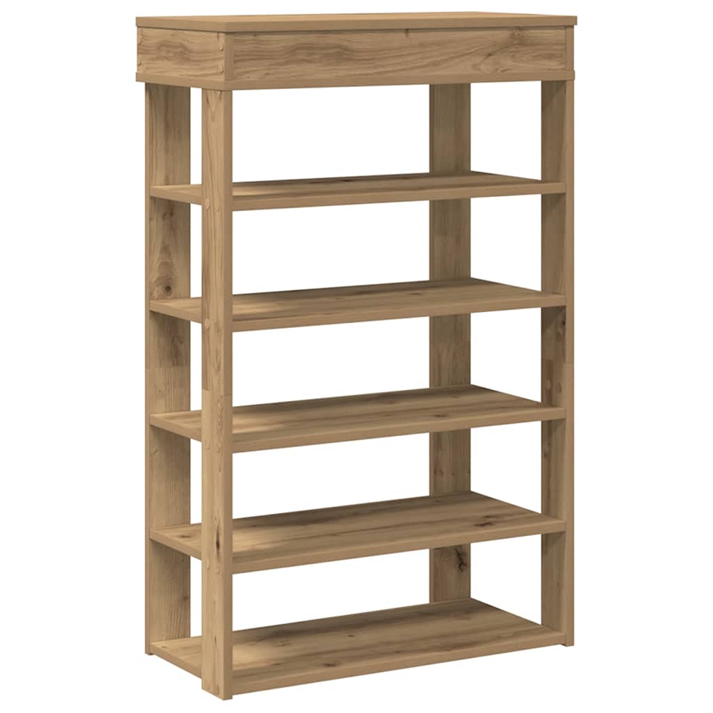 Scarpiera Rovere Artigianale 60x30x98 cm in Legno Multistrato