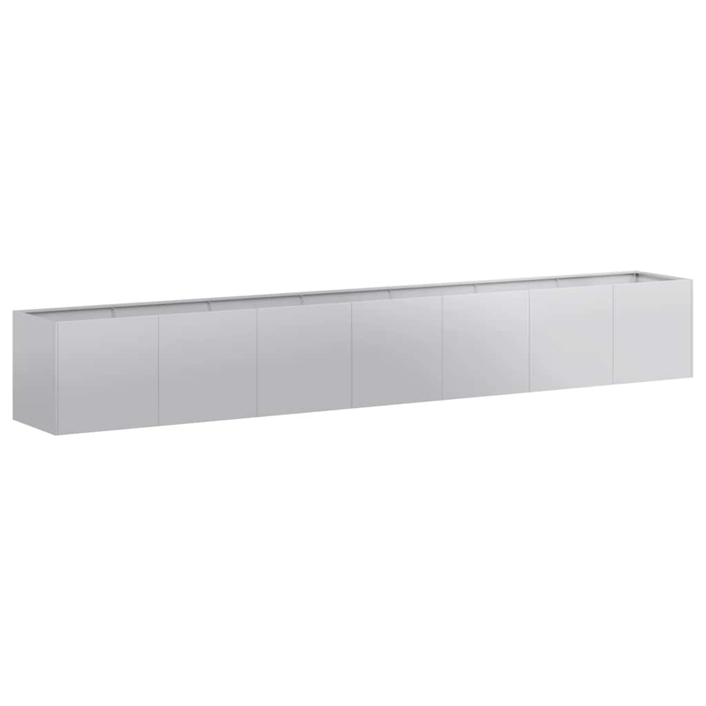 Fioriera 280x40x40 cm in Acciaio Zincato