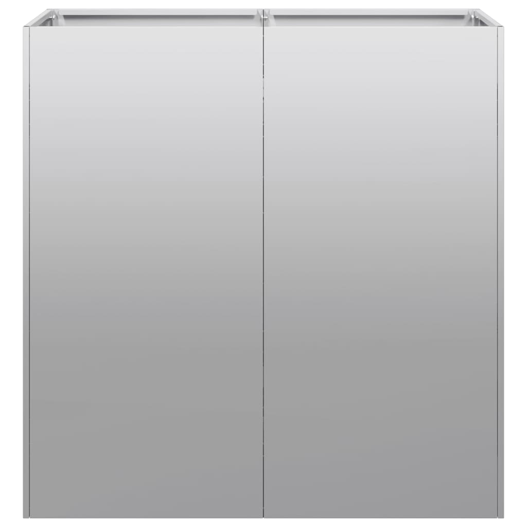 Fioriera 80x40x80 cm in Acciaio Zincato