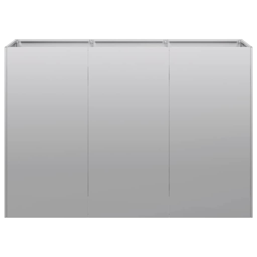 Fioriera 120x40x80 cm in Acciaio Zincato
