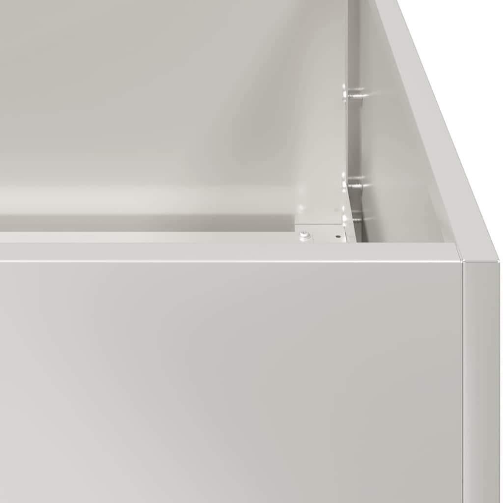 Fioriera 200x80x40 cm in Acciaio Inox