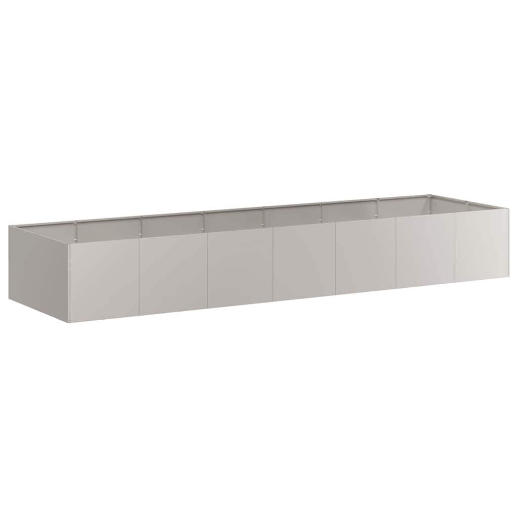 Fioriera Arrugginita 280x80x40 cm in Acciaio Corten