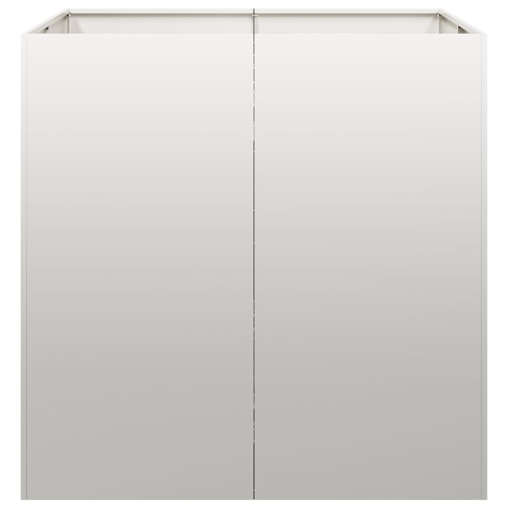 Fioriera 80x80x80 cm in Acciaio Inox