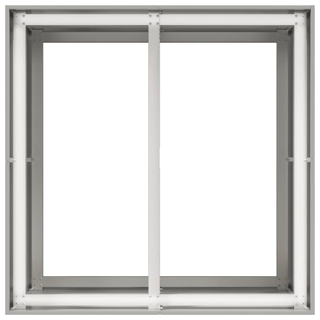 Fioriera 80x80x80 cm in Acciaio Inox