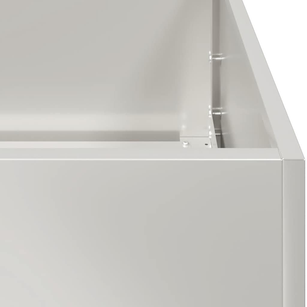 Fioriera 80x80x80 cm in Acciaio Inox