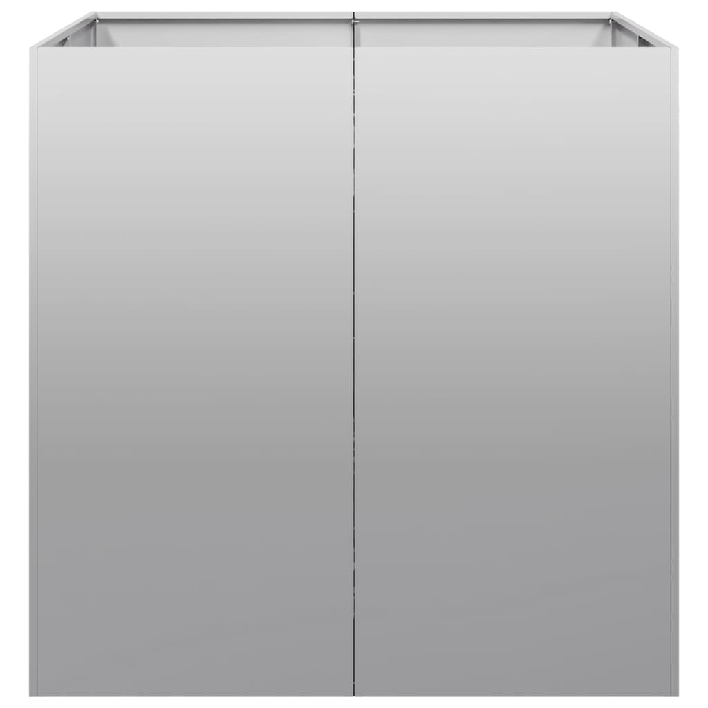 Fioriera 80x80x80 cm in Acciaio Zincato