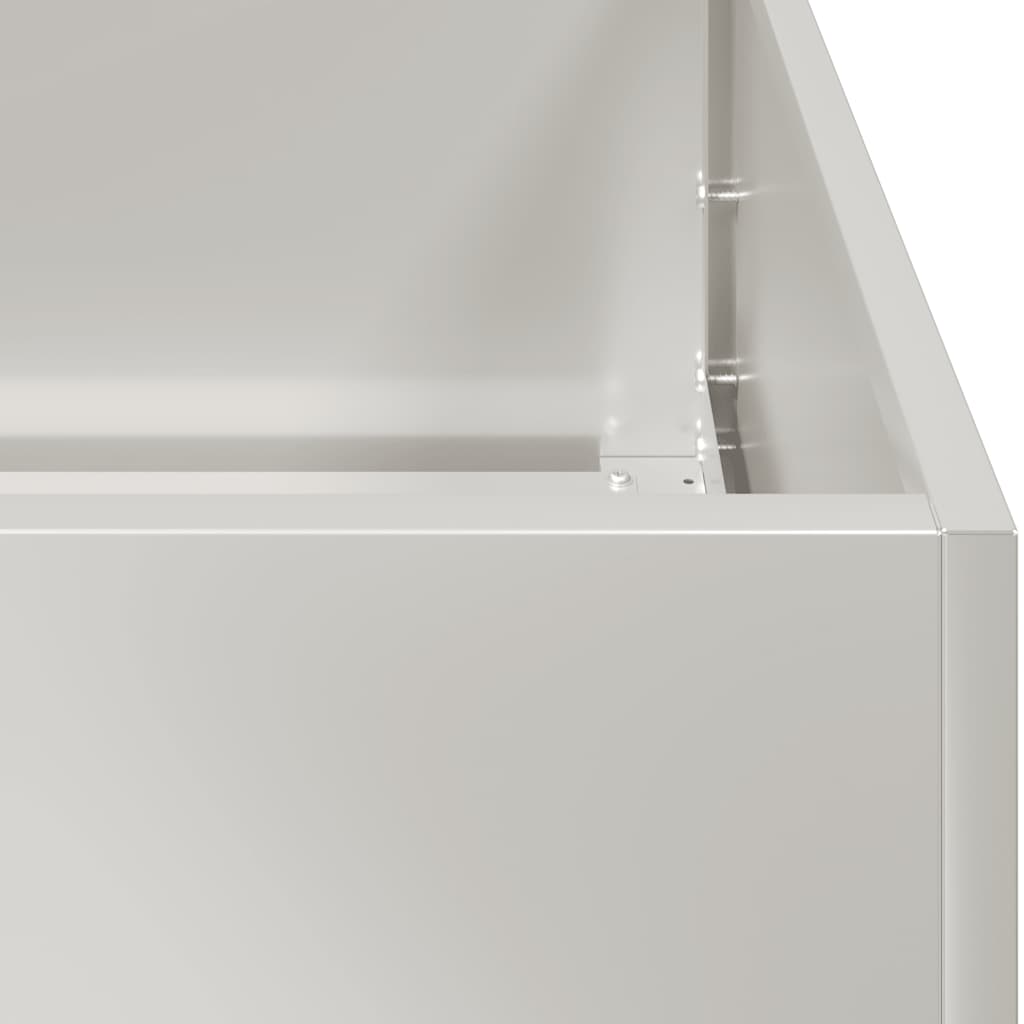 Fioriera 40x40x30 cm in Acciaio Inox