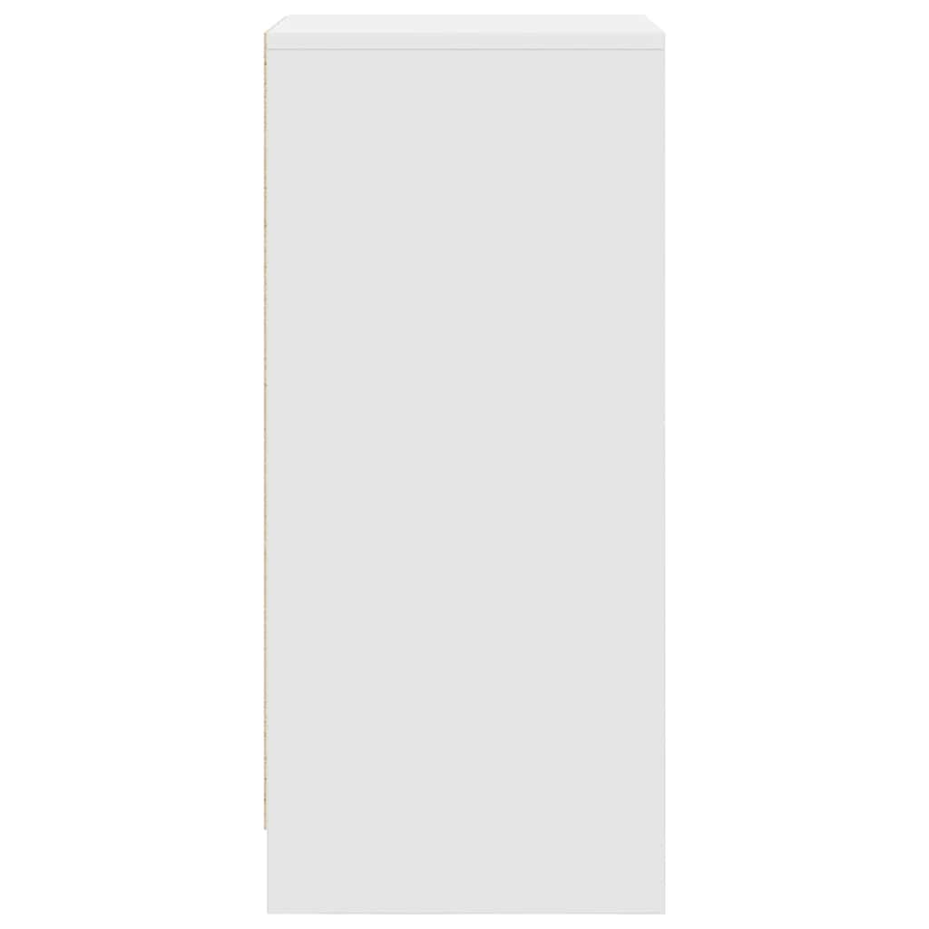 Scarpiera Bianca 29,5x34x76 cm in Legno Multistrato