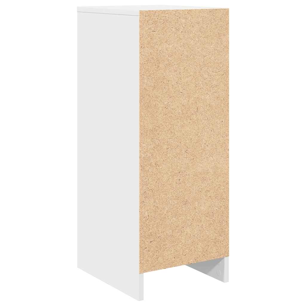 Scarpiera Bianca 29,5x34x76 cm in Legno Multistrato
