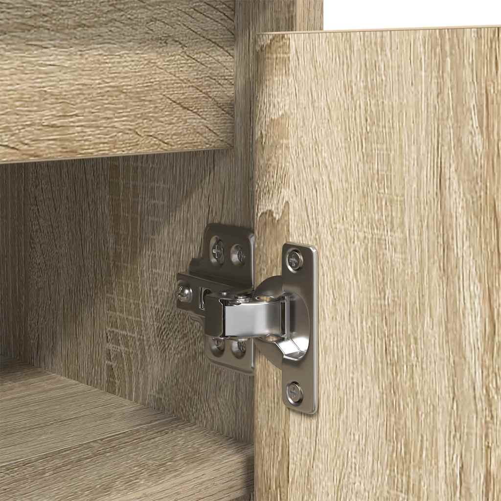 Scarpiera Rovere Sonoma 29,5x34x76 cm in Legno Multistrato
