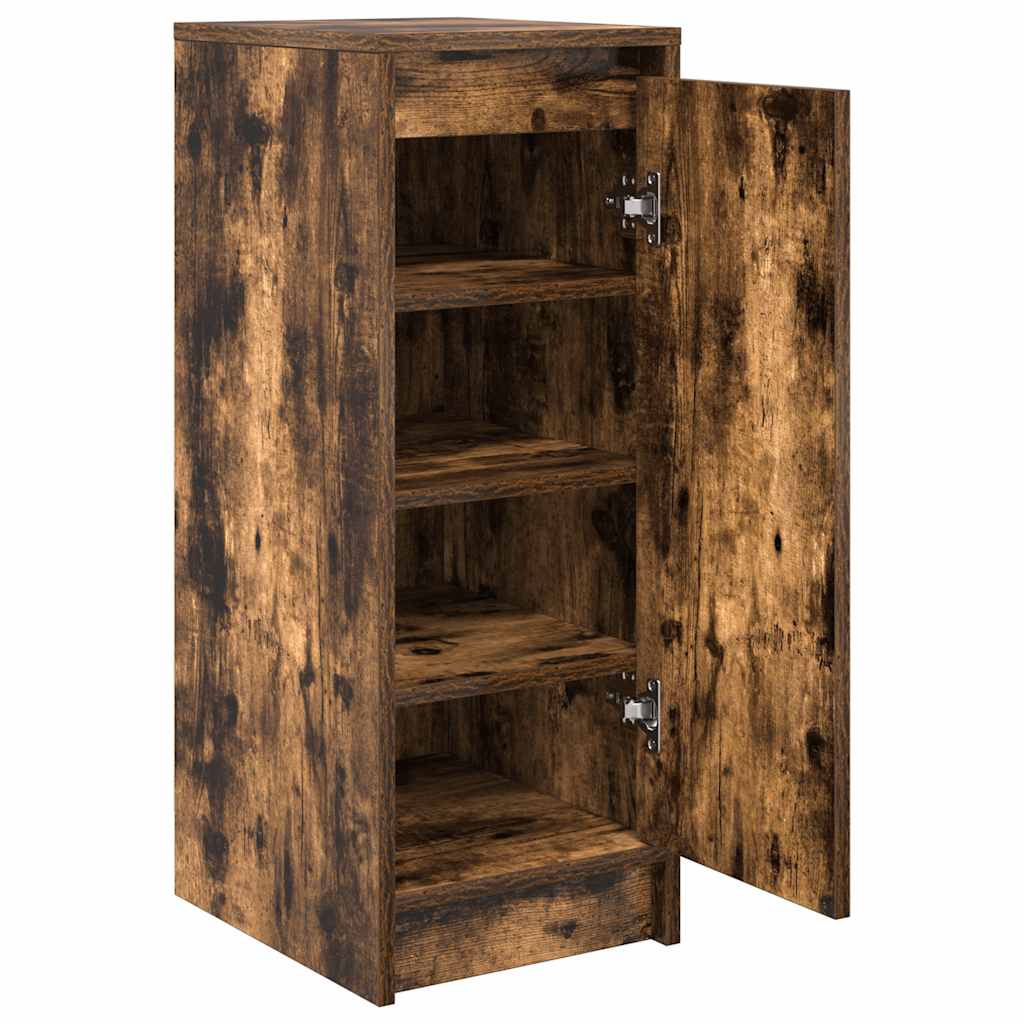 Scarpiera Rovere Fumo 29,5x34x76 cm in Legno Multistrato